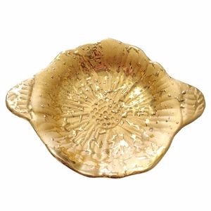 Vtg Weeping Bright 22k Gold Trinket Dish USA